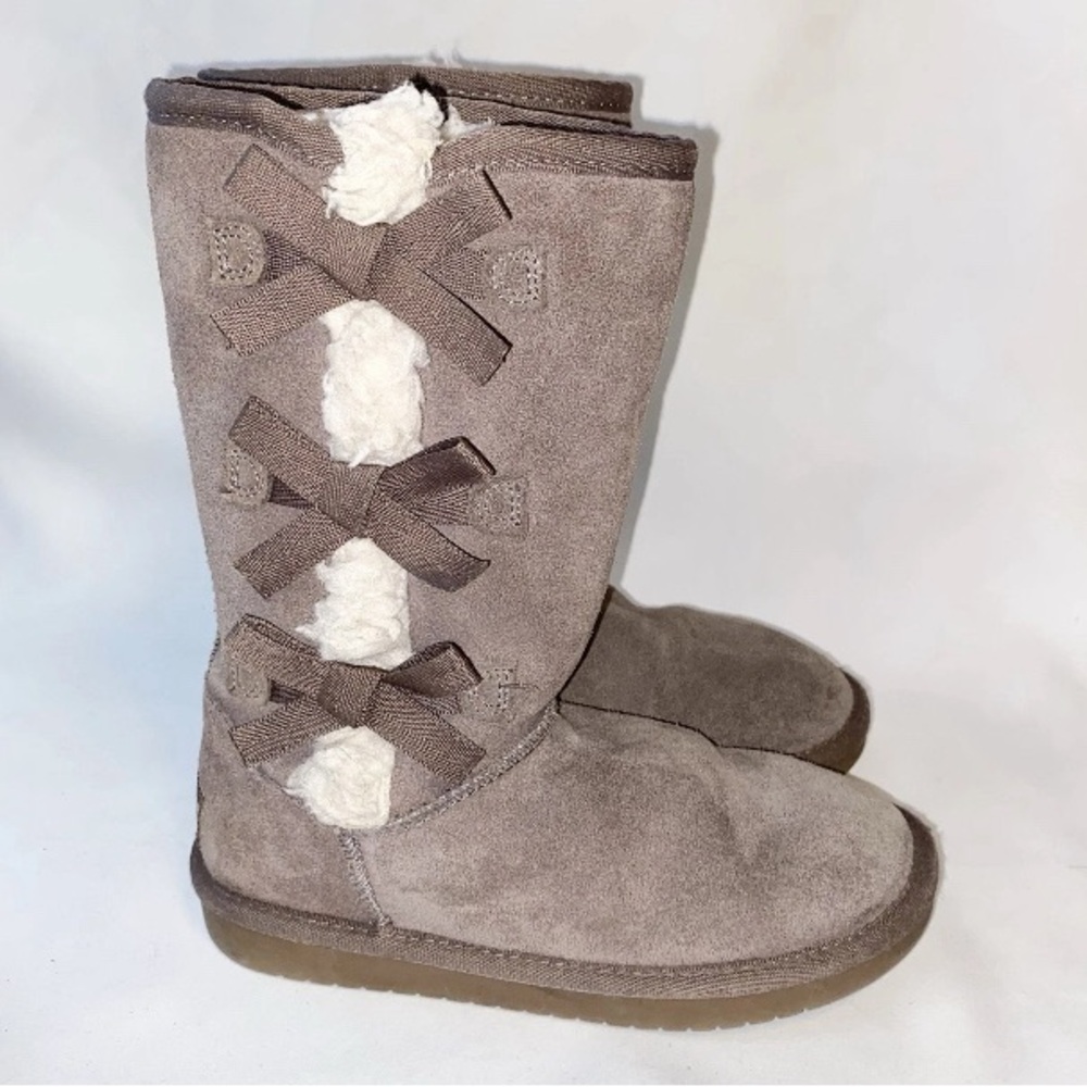 Kookaburra Victoria Tall Chestnut Fashion Women's Boots 6‎ Ugg Cozy Suede - Picture 5 of 15